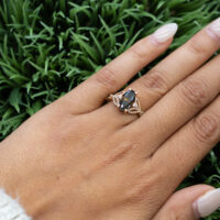 14k Rose Gold Chocolate Diamond Ring