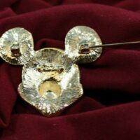 DISNEY Mickey & Co. Mickey Mouse Enamel Face W/ Rhinestones Pin-Brooch - Image 8