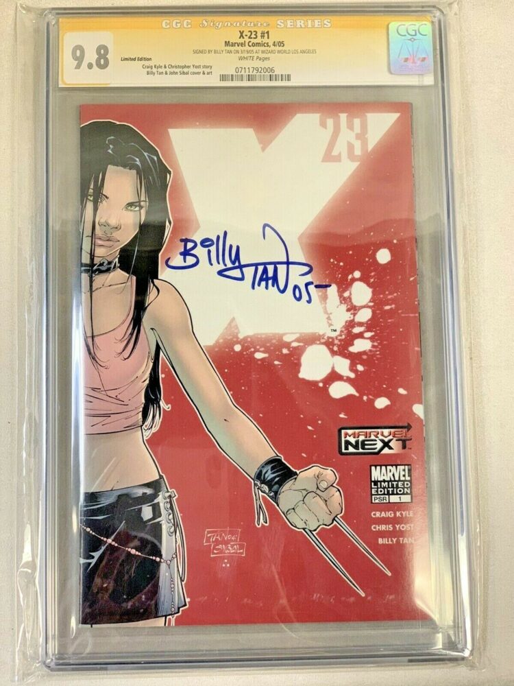 X 23 #1 CGC 9.8 SS BILLY TAN SIGNED Wolverine Logan Movie Limited Edition WWLA