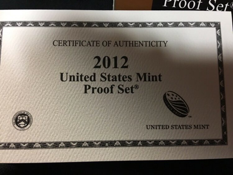 2012 United States Mint Proof Set with COA - Image 6