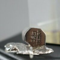 Eagle Sterling Silver Pendant with Rose Quartz Pointer - Image 4