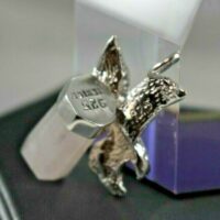 Eagle Sterling Silver Pendant with Rose Quartz Pointer - Image 6