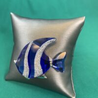 NEW SWAROVSKI COLINA FISH PIN/BROOCH BLUE 659350 - Image 4