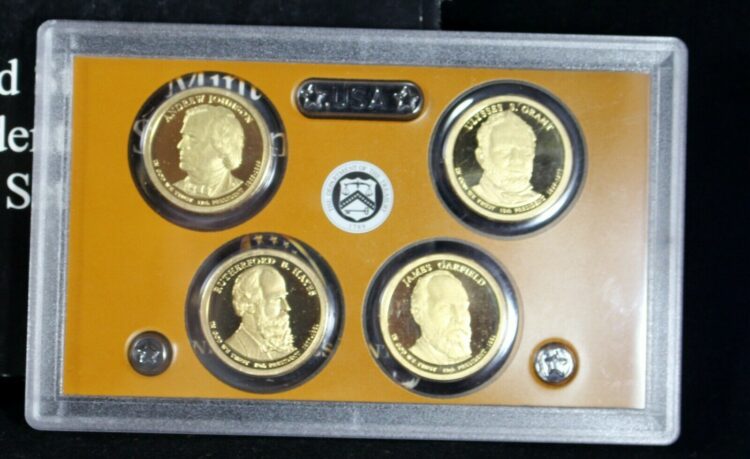 2011 US Mint Presidential $1 Coin Proof set United States w/ COA - Image 3