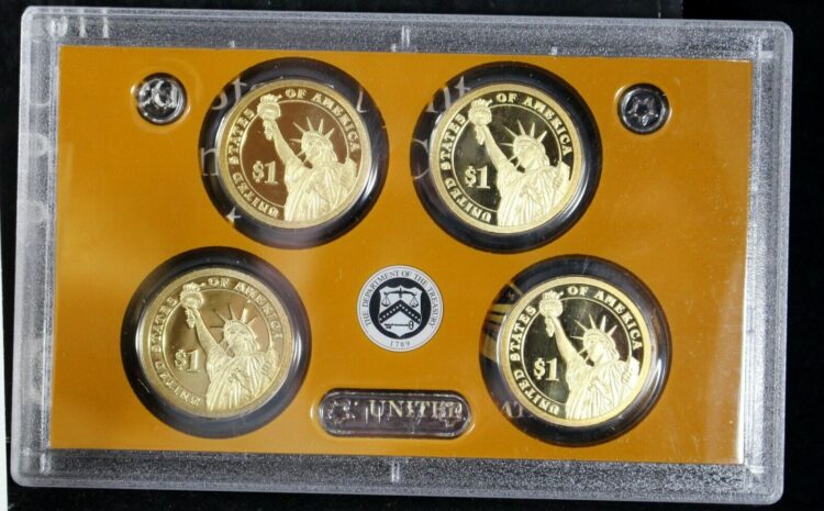 2011 US Mint Presidential $1 Coin Proof set United States w/ COA - Image 4