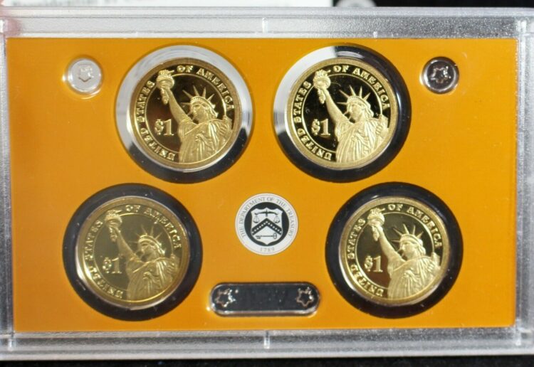 2011 US Mint Presidential $1 Coin Proof set United States w/ COA - Image 7