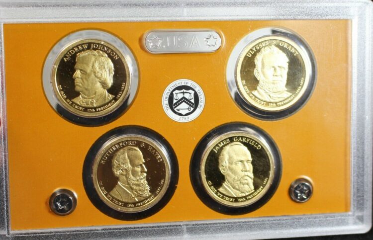 2011 US Mint Presidential $1 Coin Proof set United States w/ COA - Image 8