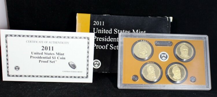 2011 US Mint Presidential $1 Coin Proof set United States w/ COA