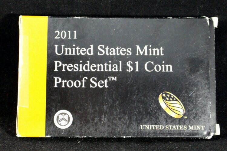 2011 US Mint Presidential $1 Coin Proof set United States w/ COA - Image 9