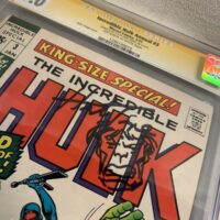 INCREDIBLE HULK Annual #3 CGC SS 9.0 Signed & SKETCHED by Herb Trimpe MARVEL - Image 3
