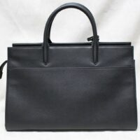 YSL Saint Laurent Cabas Medium Rive Gauche Black Leather Tote Bag - Image 4