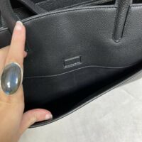 YSL Saint Laurent Cabas Medium Rive Gauche Black Leather Tote Bag - Image 8