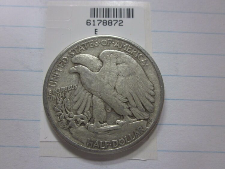 1941 Silver Walking Liberty Half - Image 3