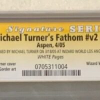 Fathom #v2 #0 SIGNED Michael Turner 9.8 CGC SS Comic - Image 5