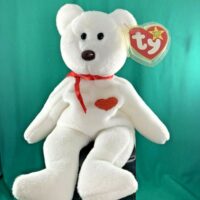 Valentino Beanie Baby With Brown Nose, P.V.C Pellets and Tag Errors - Image 3