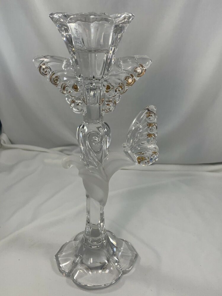 Lenox Jeweled Butterfly 8" Single Light Candlestick - Image 7