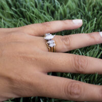 14K Yellow Gold Tiffany Prong Marquise Diamond Ring - Image 2